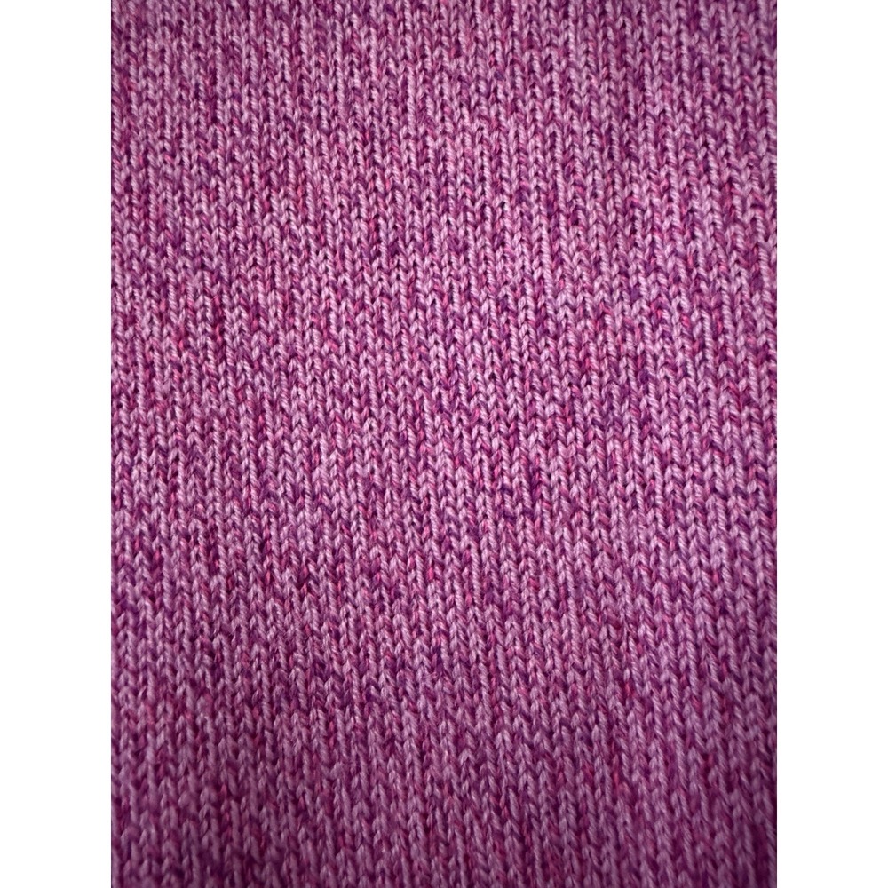 Veronica Beard Kenia Merino Wool Blend V-Neck Puff Shoulder Sweater Fuchsia XS - Picture 5 of 14